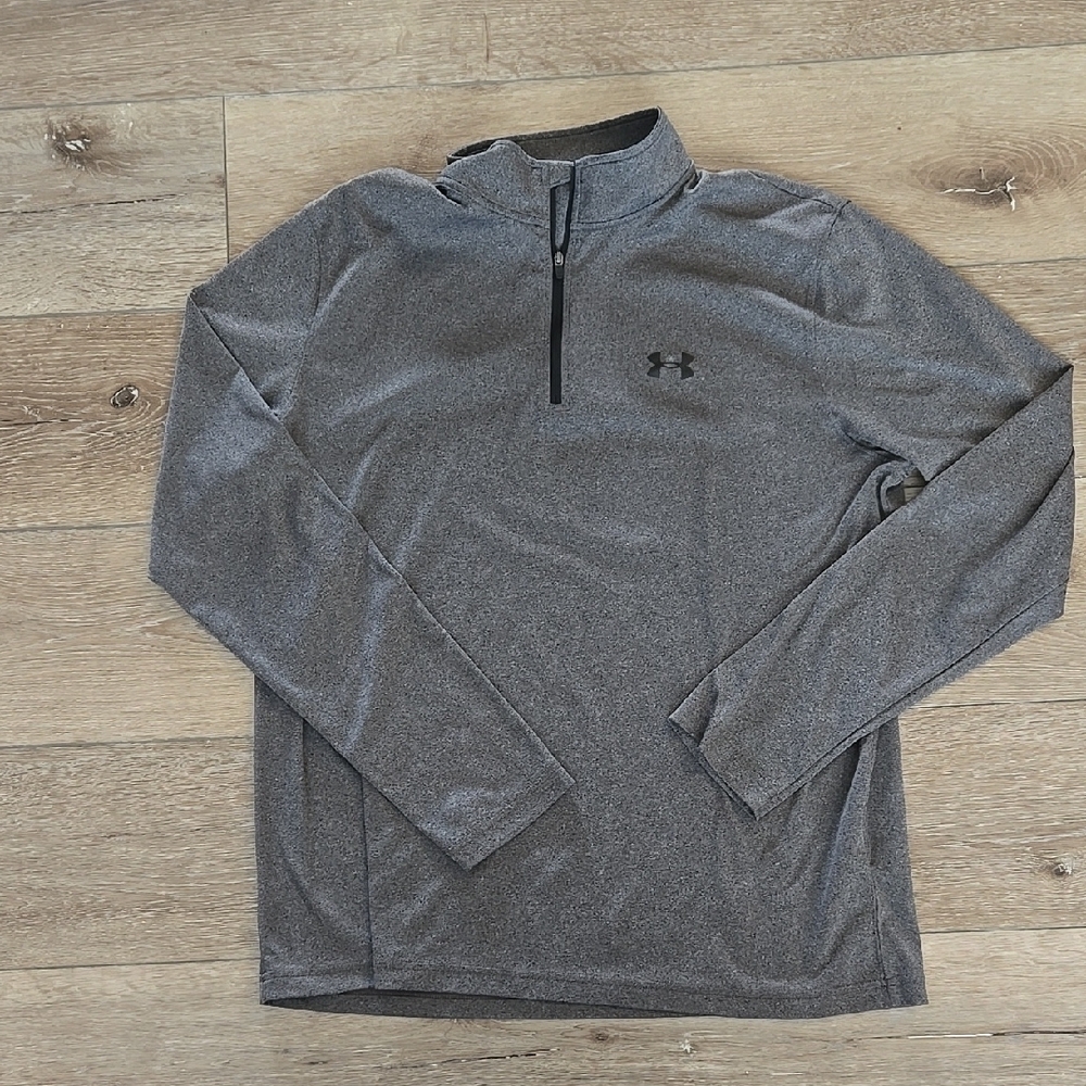Under Armour Men's Gray Quarter-Zip Jacket